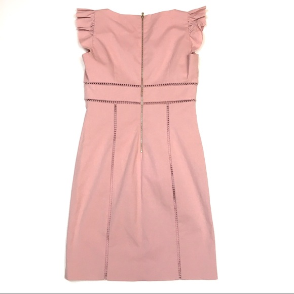 RED Valentino Pink Ruffle Sleeve Dress - Picture 5 of 8